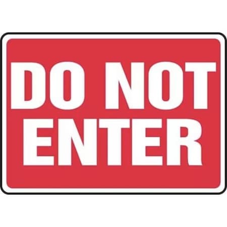 Accuform SAFETY SIGN DO NOT ENTER 12 in  X 18 in MADM543VP
